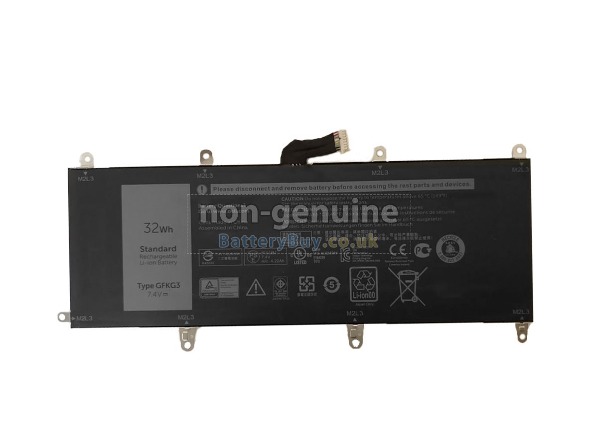 replacement battery for Dell T16G001