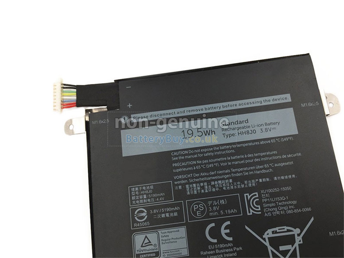 replacement battery for Dell T03D001