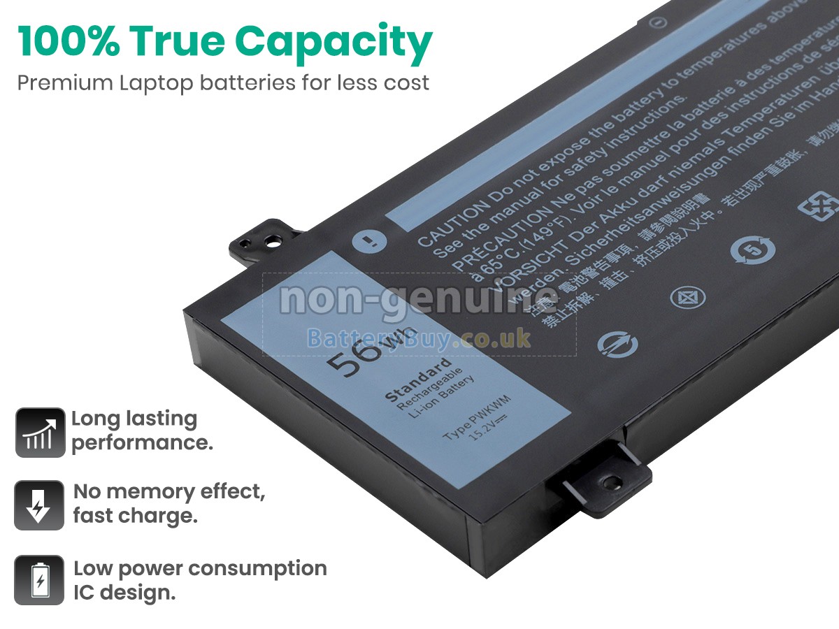 replacement battery for Dell Inspiron 14 7000