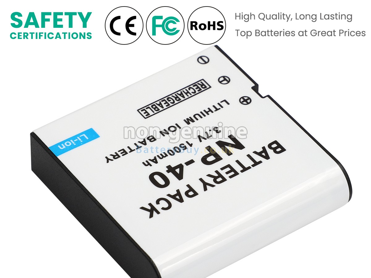 replacement battery for Fujifilm FINEPIX F455 ZOOM