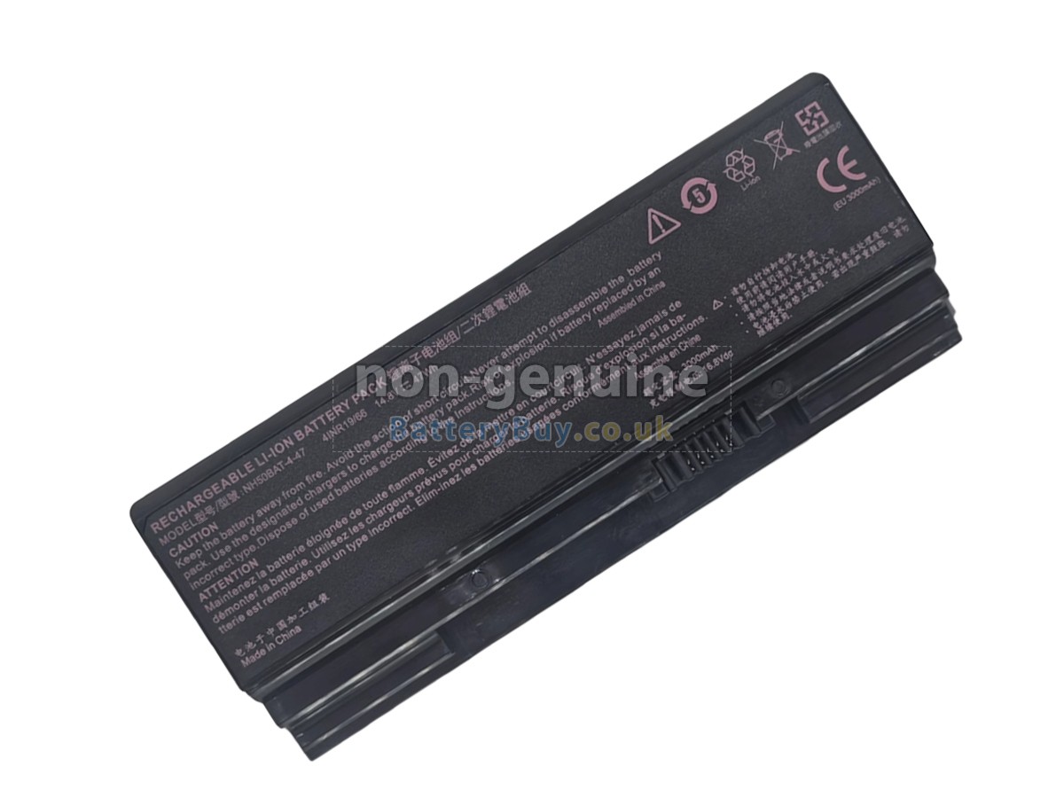 replacement battery for Hasee SAGER NP6856