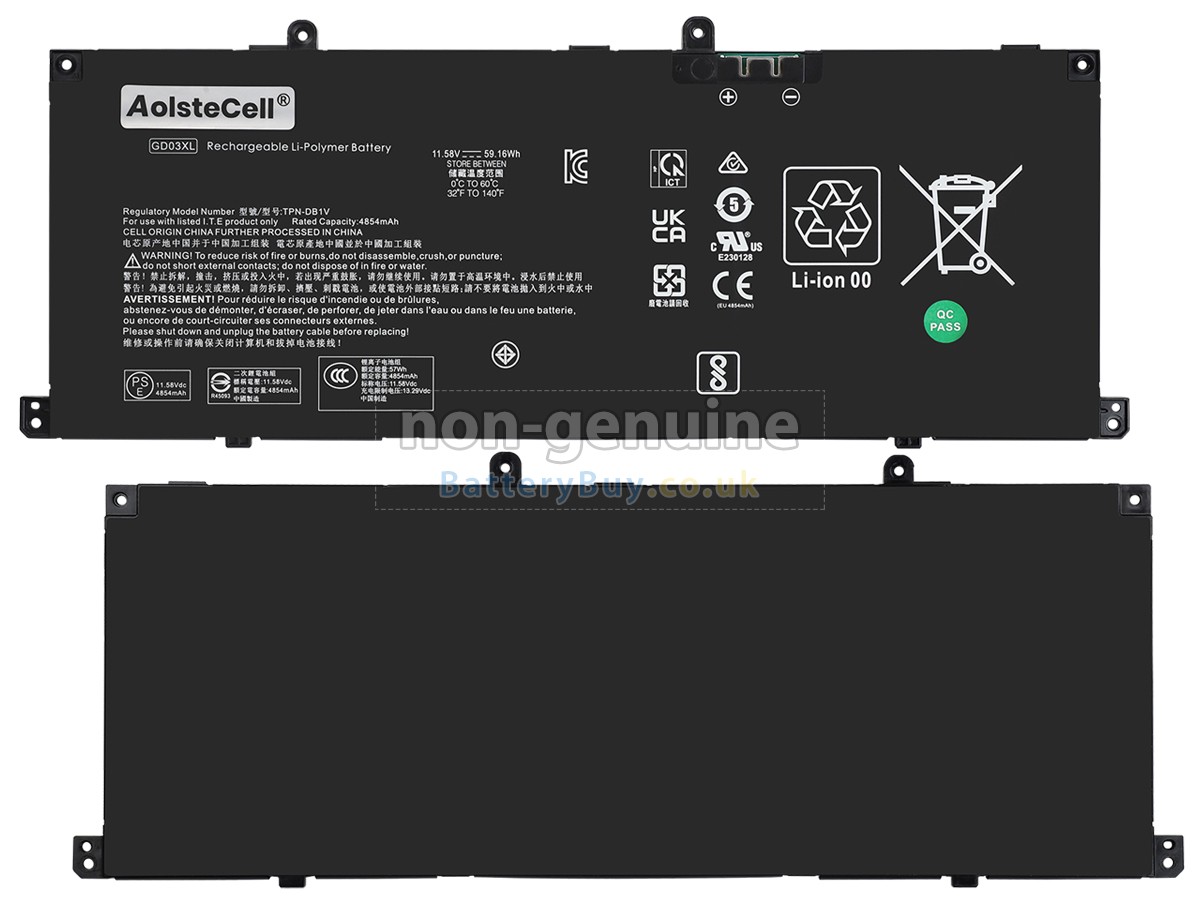 replacement battery for HP N66215-005