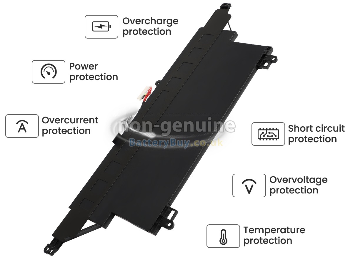 replacement battery for HP Elite DRAGONFLY 13.5 INCH G3 (4J040AV)-6H164PA