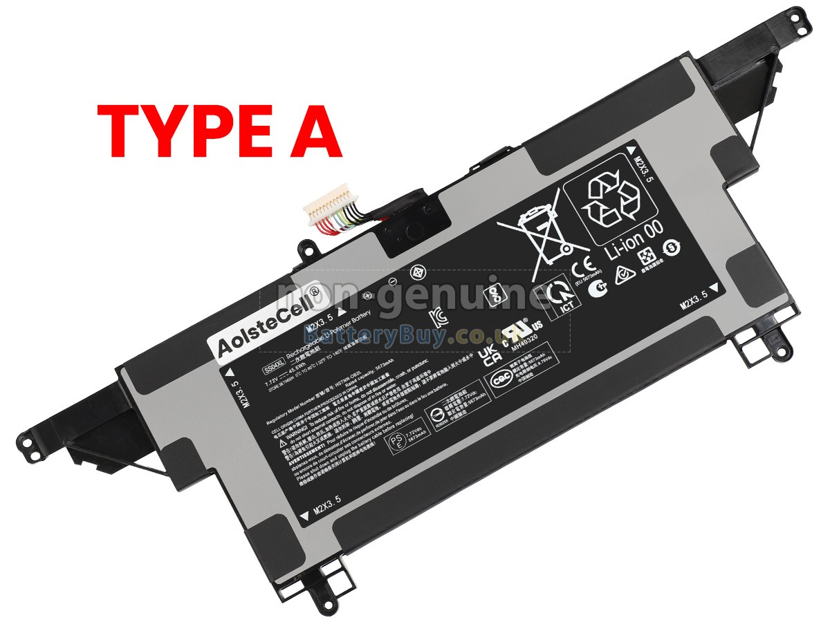 replacement battery for HP Elite DRAGONFLY 13.5 INCH G3 (4J040AV)-6H164PA