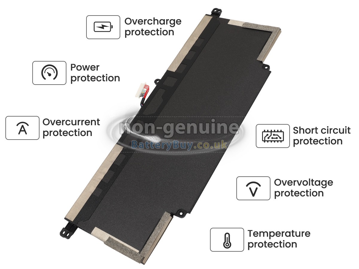 replacement battery for HP Elite DRAGONFLY 13.5 INCH G3 (4J040AV)-6H164PA