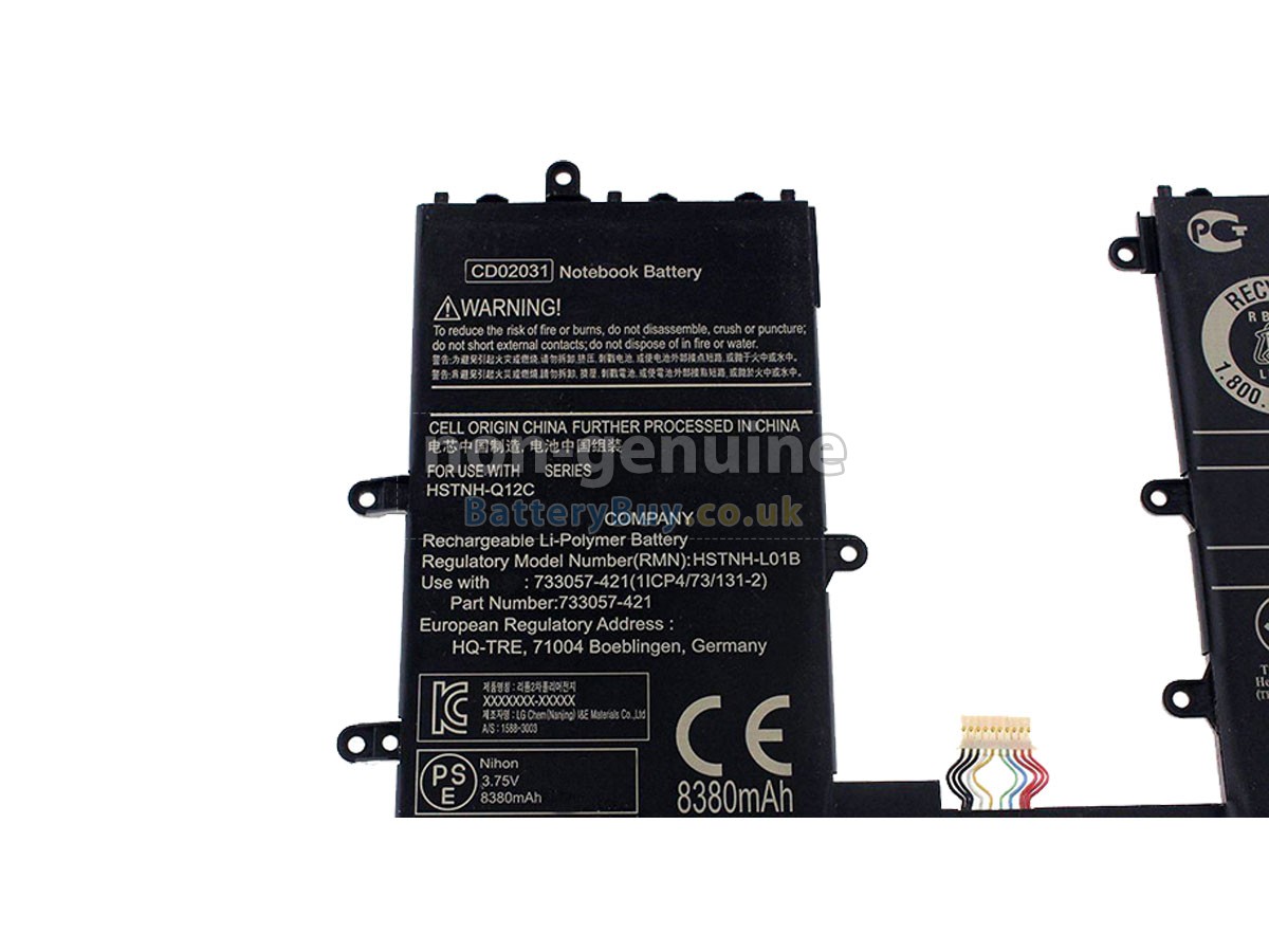 replacement battery for HP Omni 10