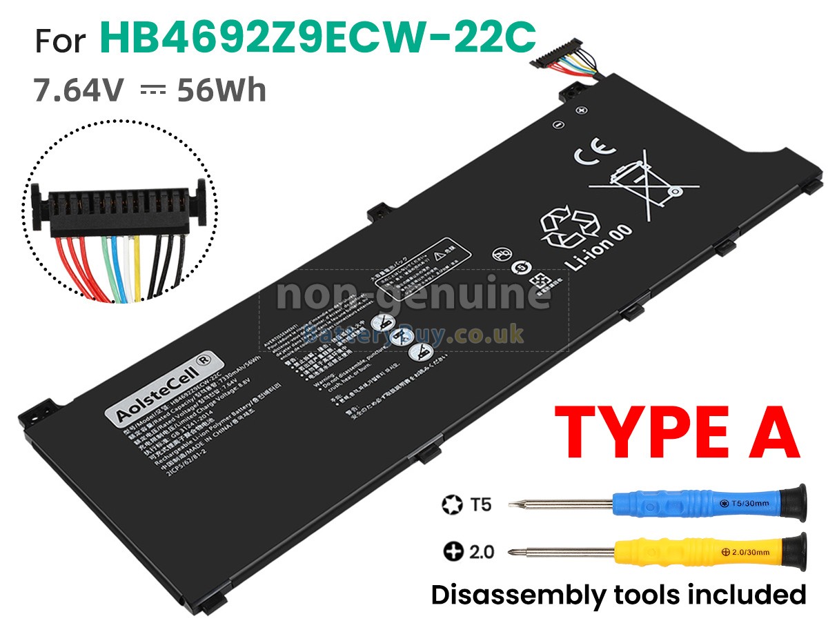 replacement battery for Huawei MATEBOOK D 14 (2020)