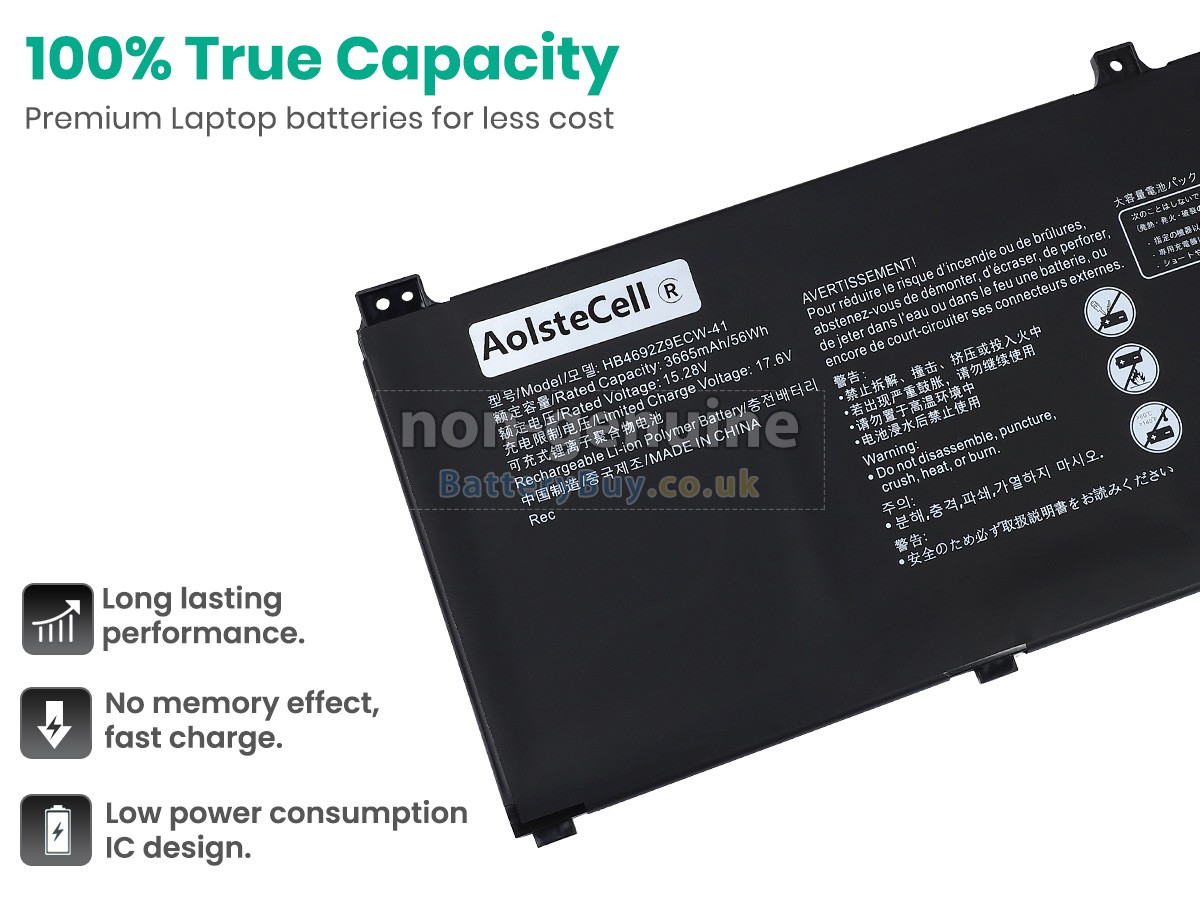 replacement battery for Huawei MATEBOOK D 14 (2020)