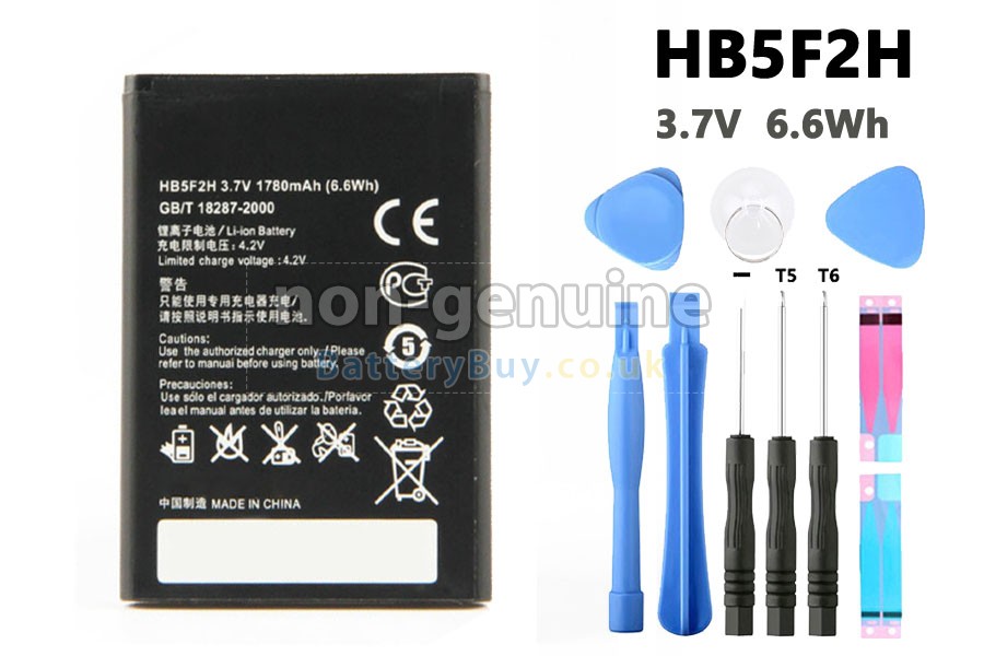 replacement battery for Huawei HB5F2H