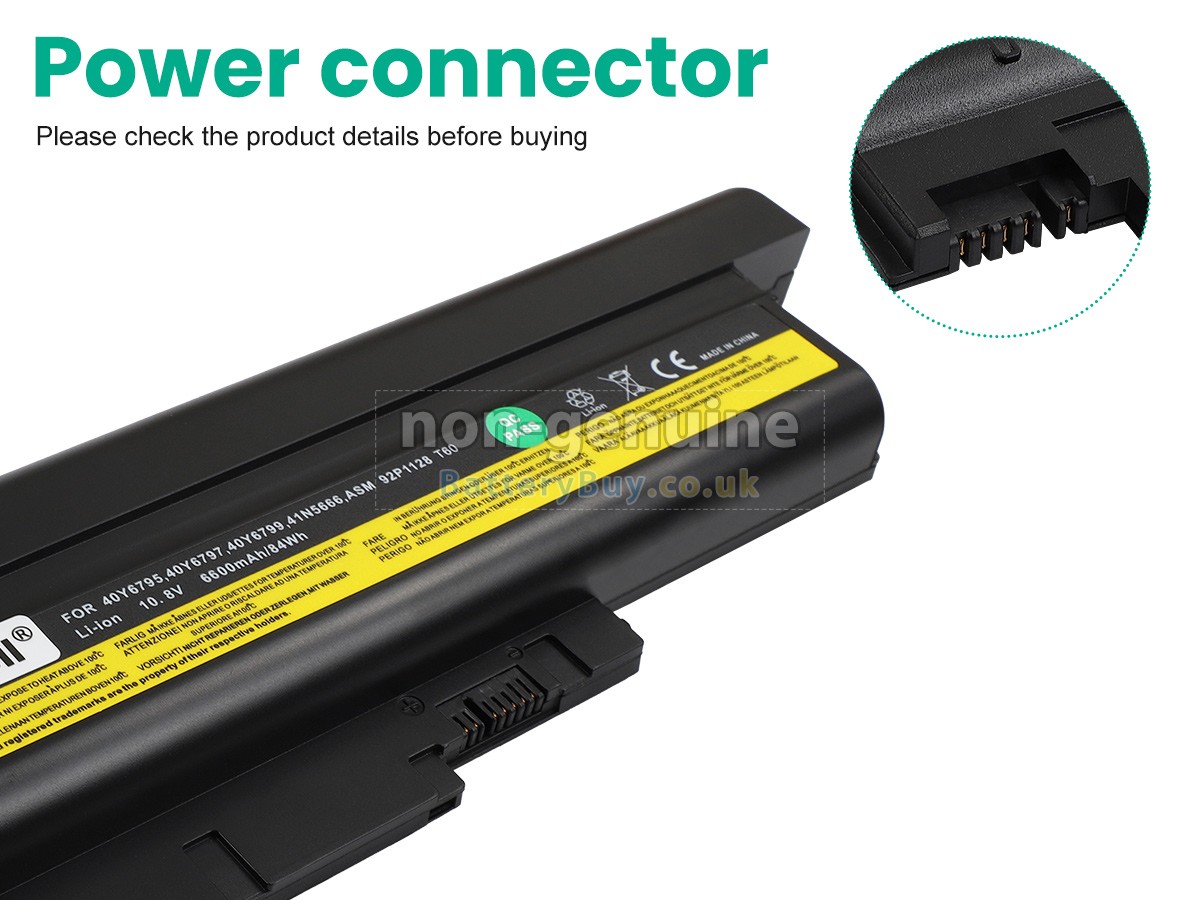 replacement battery for IBM ThinkPad SL500