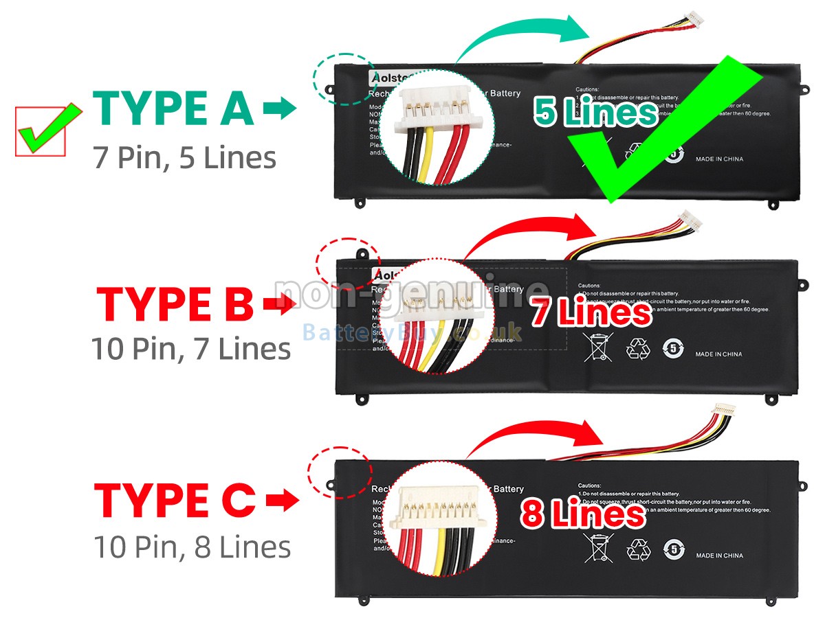 replacement battery for Jumper 5080270P