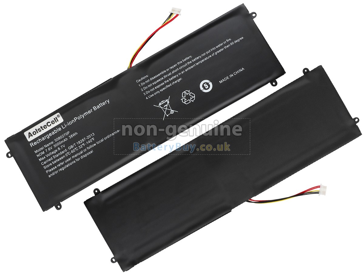 replacement battery for Jumper 5080270P