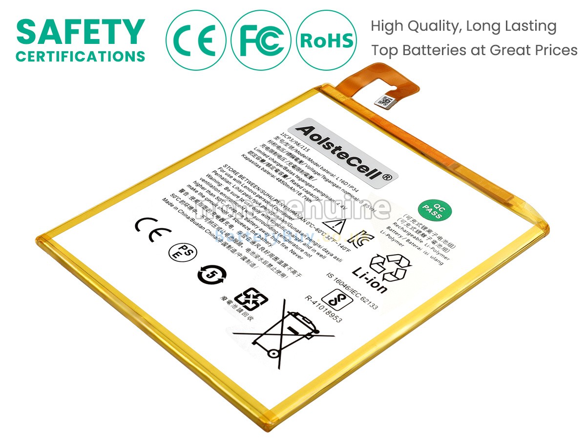 replacement battery for Lenovo TB-8504F