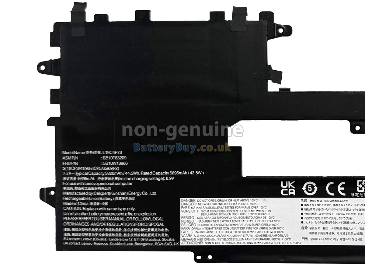 replacement battery for Lenovo L19C4P73