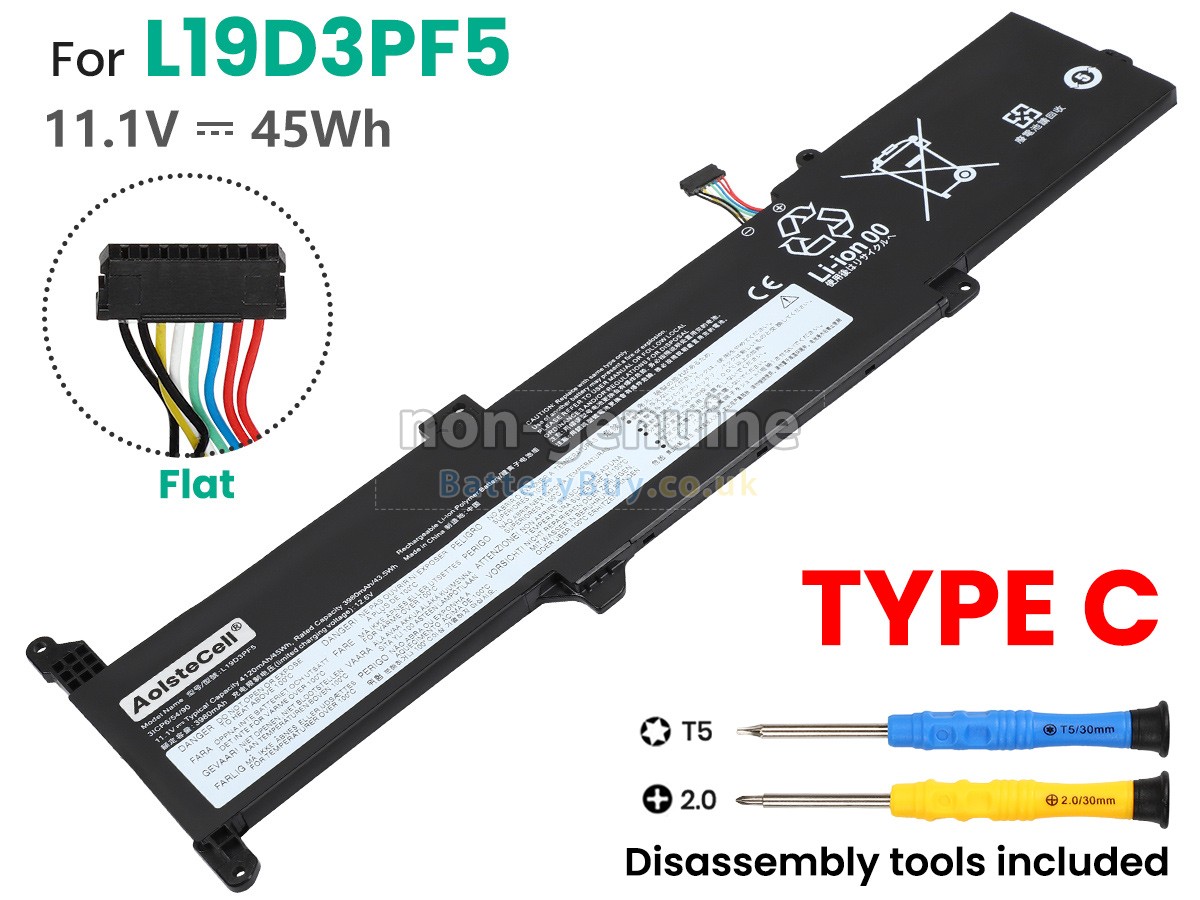replacement battery for Lenovo IdeaPad 3-15ITL05-81X8002KFR