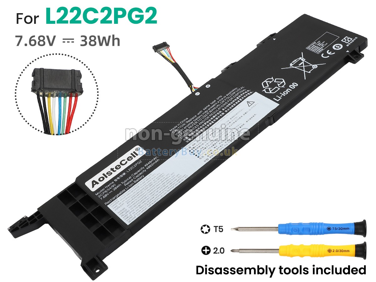replacement battery for Lenovo 5B11K24753