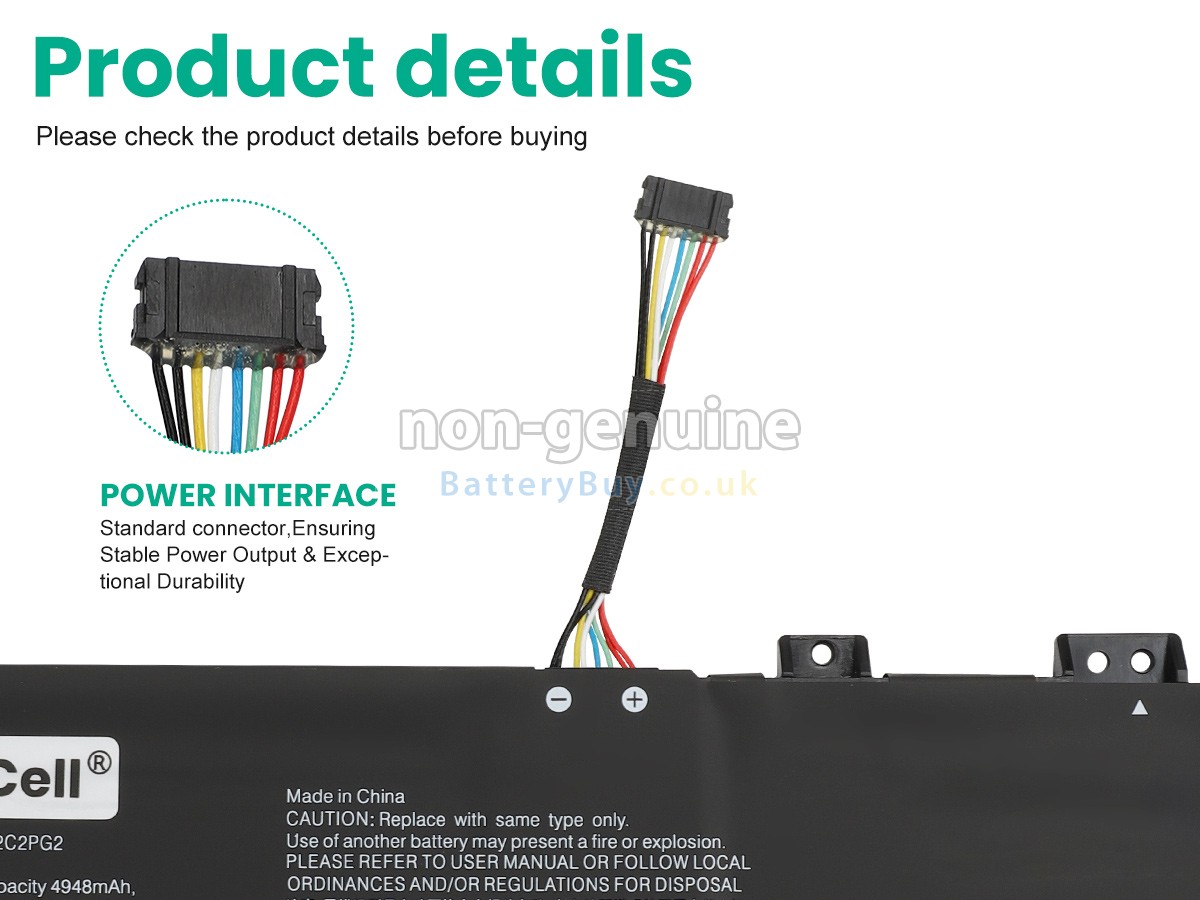 replacement battery for Lenovo 5B11K24753