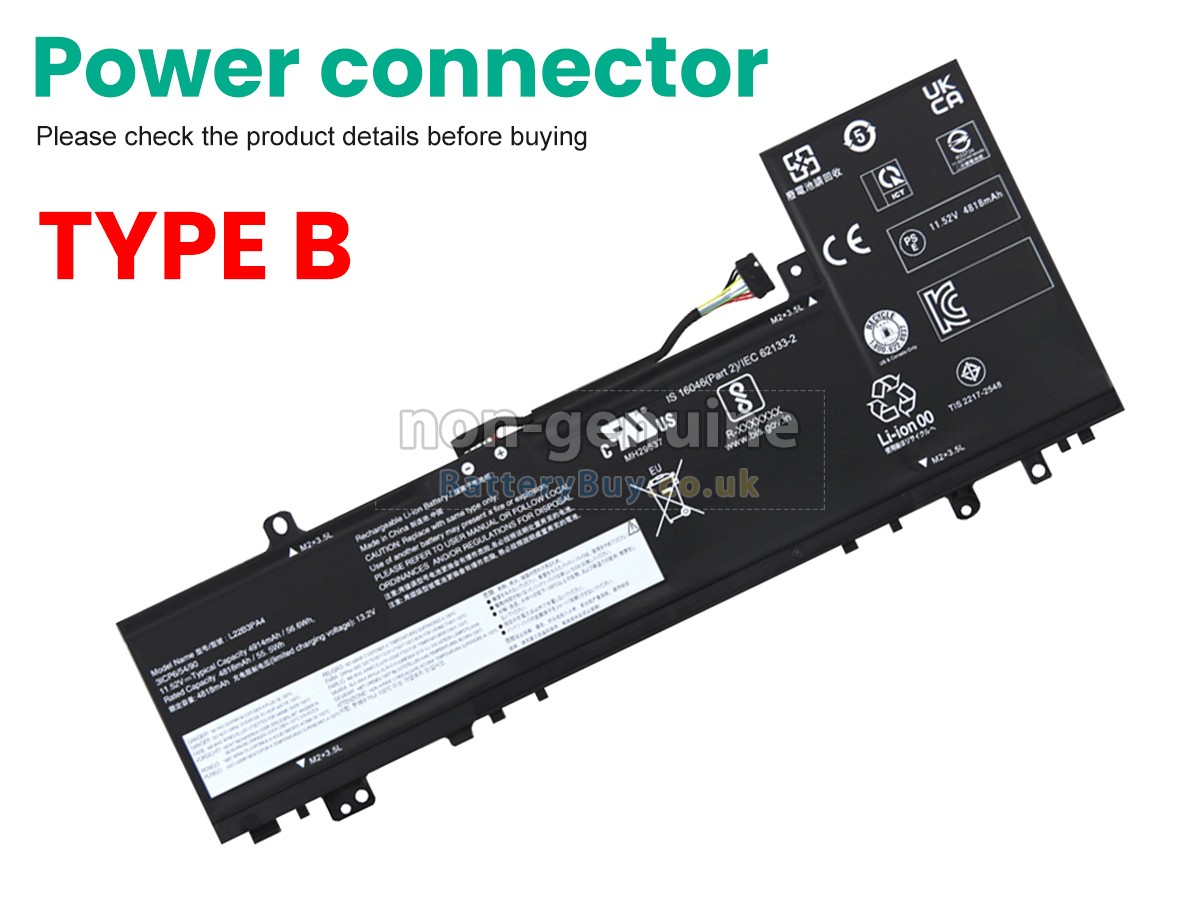 replacement battery for Lenovo IdeaPad SLIM 5 16IAH8-83BG000HCK