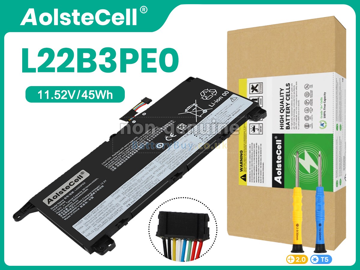 replacement battery for Lenovo L22D3PE0