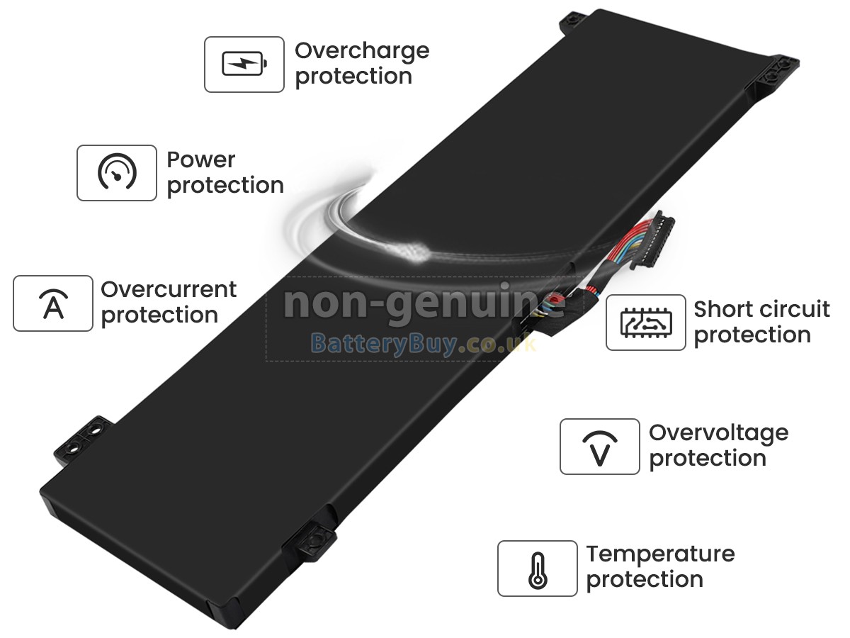 replacement battery for Lenovo LEGION SLIM 5 16IRH8-82YA00E4ML
