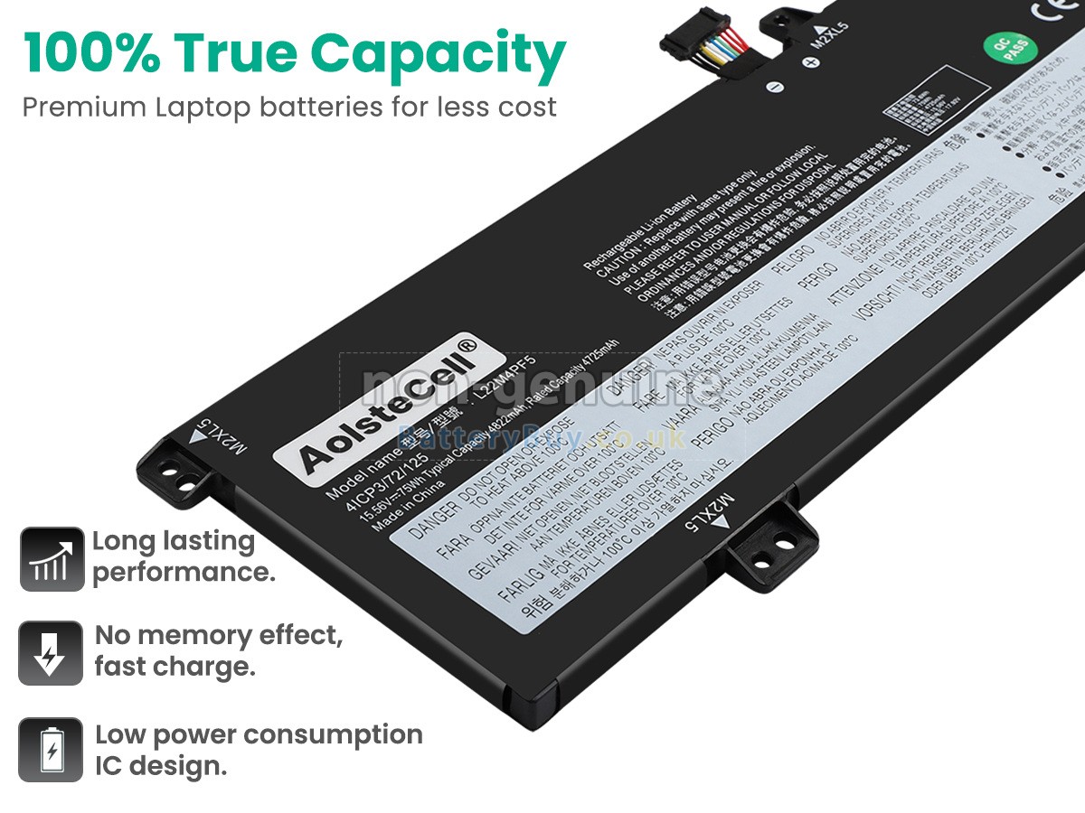replacement battery for Lenovo IdeaPad PRO 5 16APH8-83AR002NTA