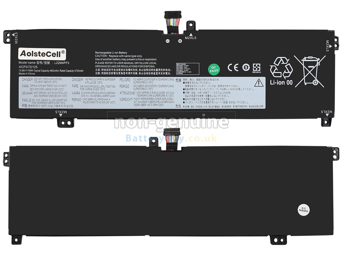 replacement battery for Lenovo IdeaPad PRO 5 16APH8-83AR002NTA