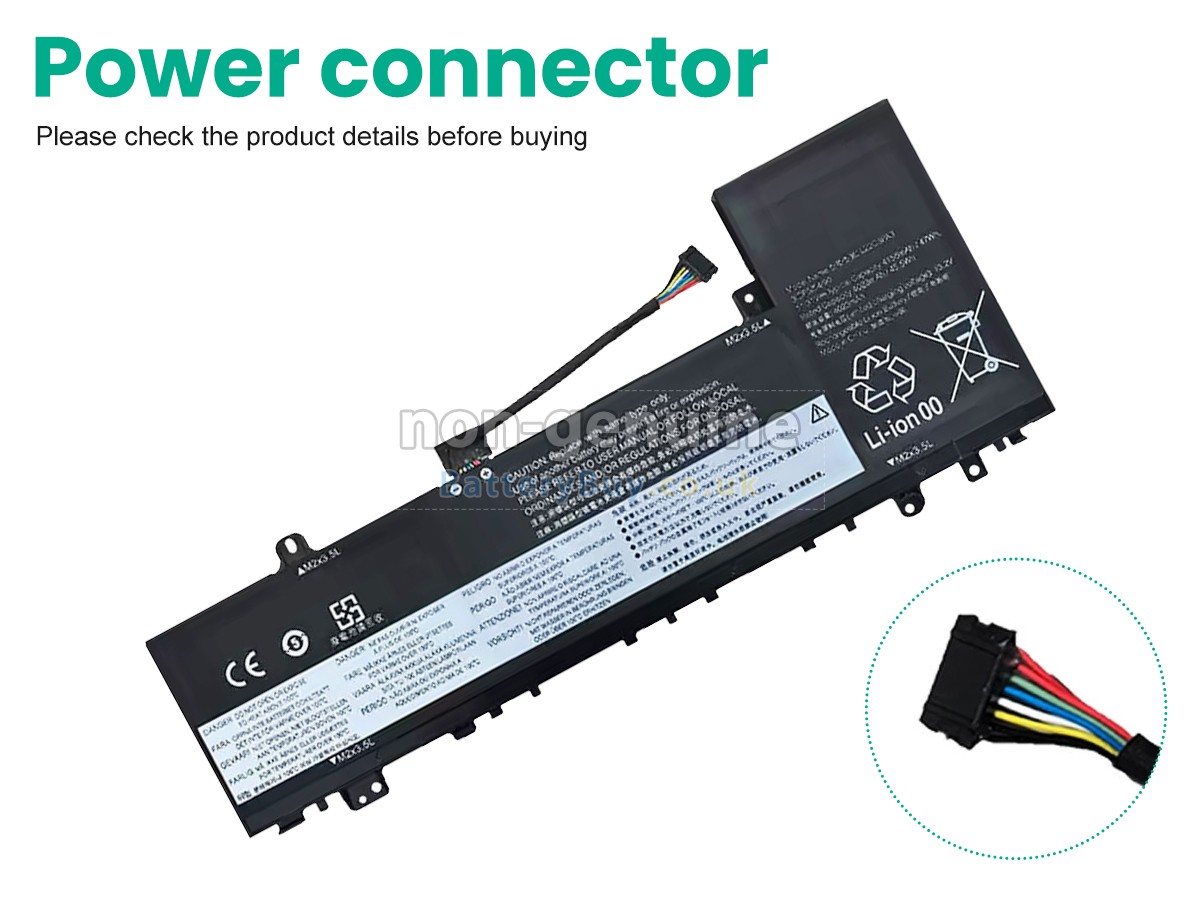 replacement battery for Lenovo IdeaPad SLIM 5 16ABR8-82XG0060MX