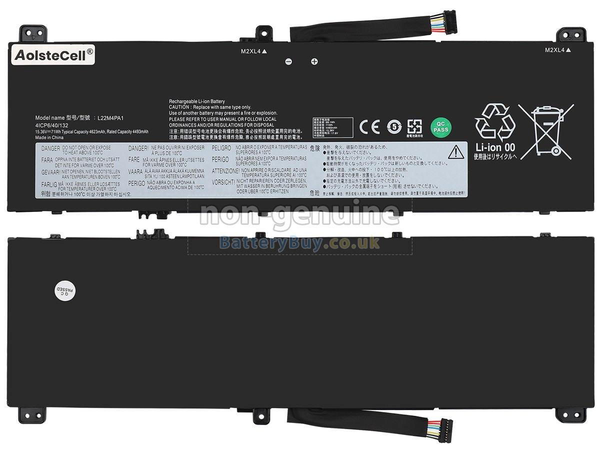 replacement battery for Lenovo YOGA 7 16ARP8-83BS000PIV