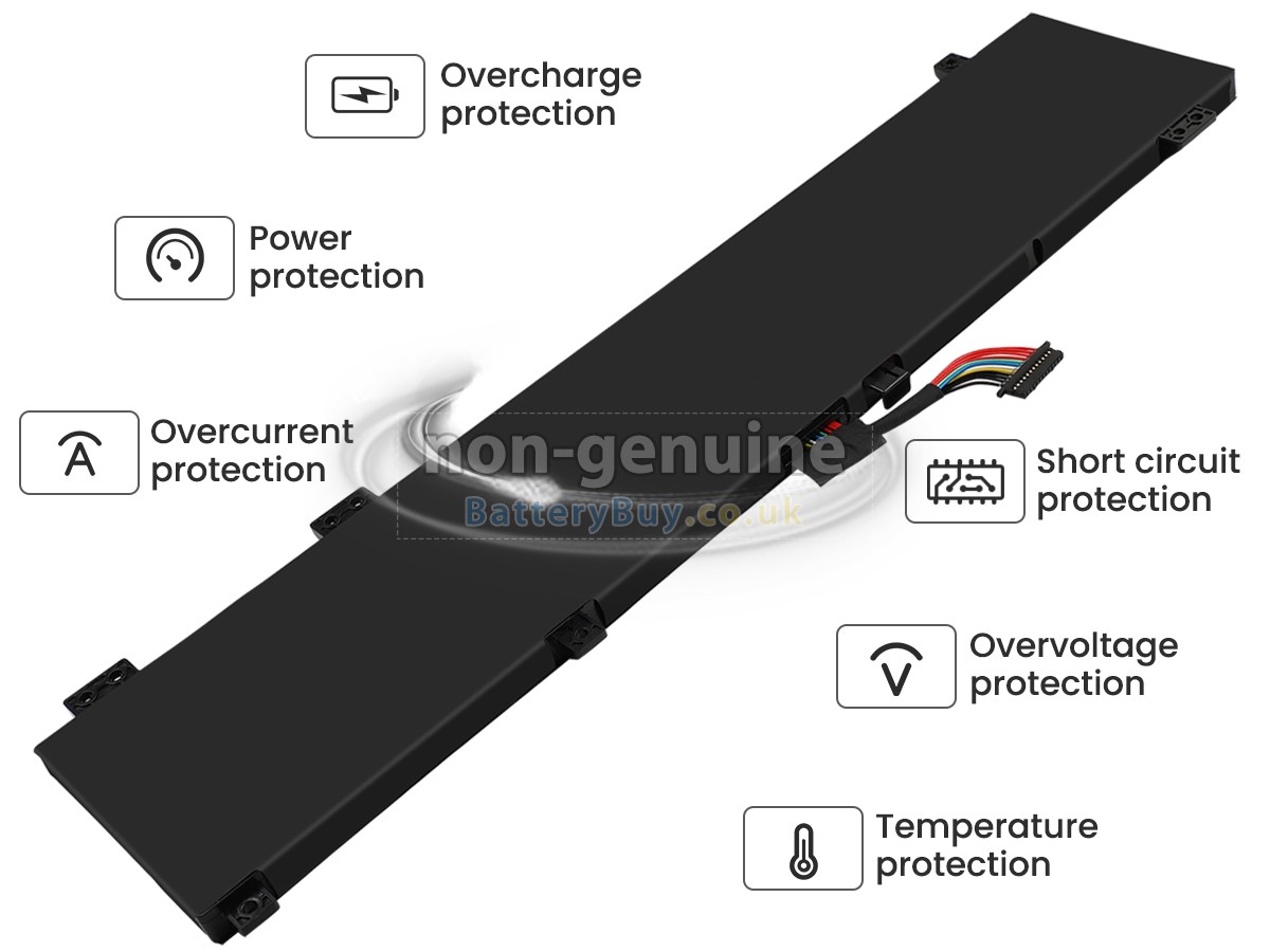 replacement battery for Lenovo LEGION SLIM 5 16IRH8-82YA00E4ML