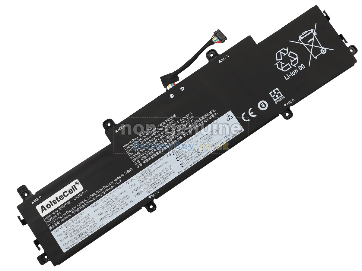 replacement battery for Lenovo L22M3PG1