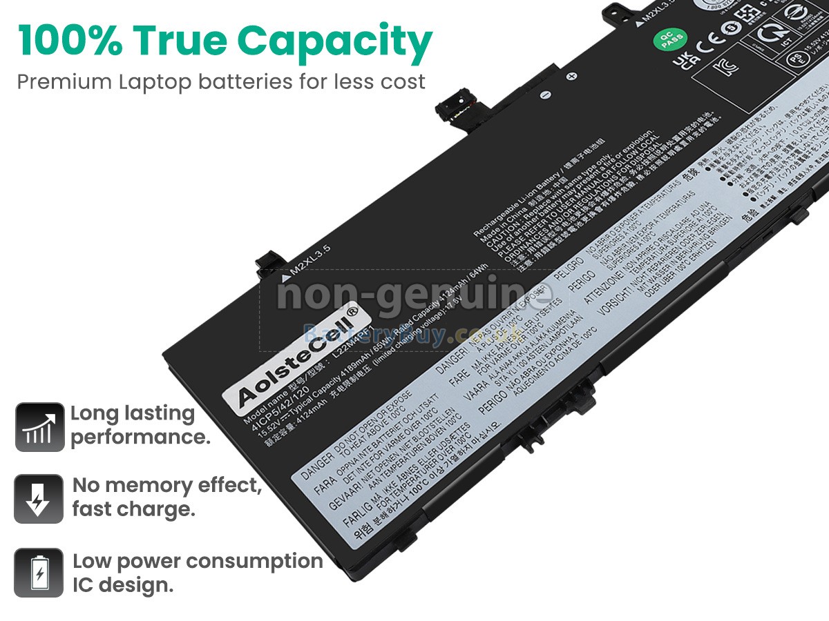replacement battery for Lenovo YOGA SLIM 6 14IAP8-82WU