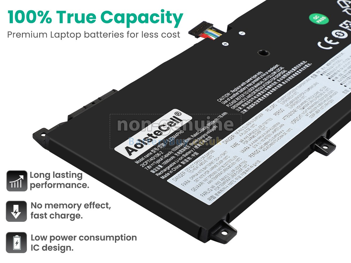 replacement battery for Lenovo YOGA BOOK 9 13IRU8-82YQ004NMX