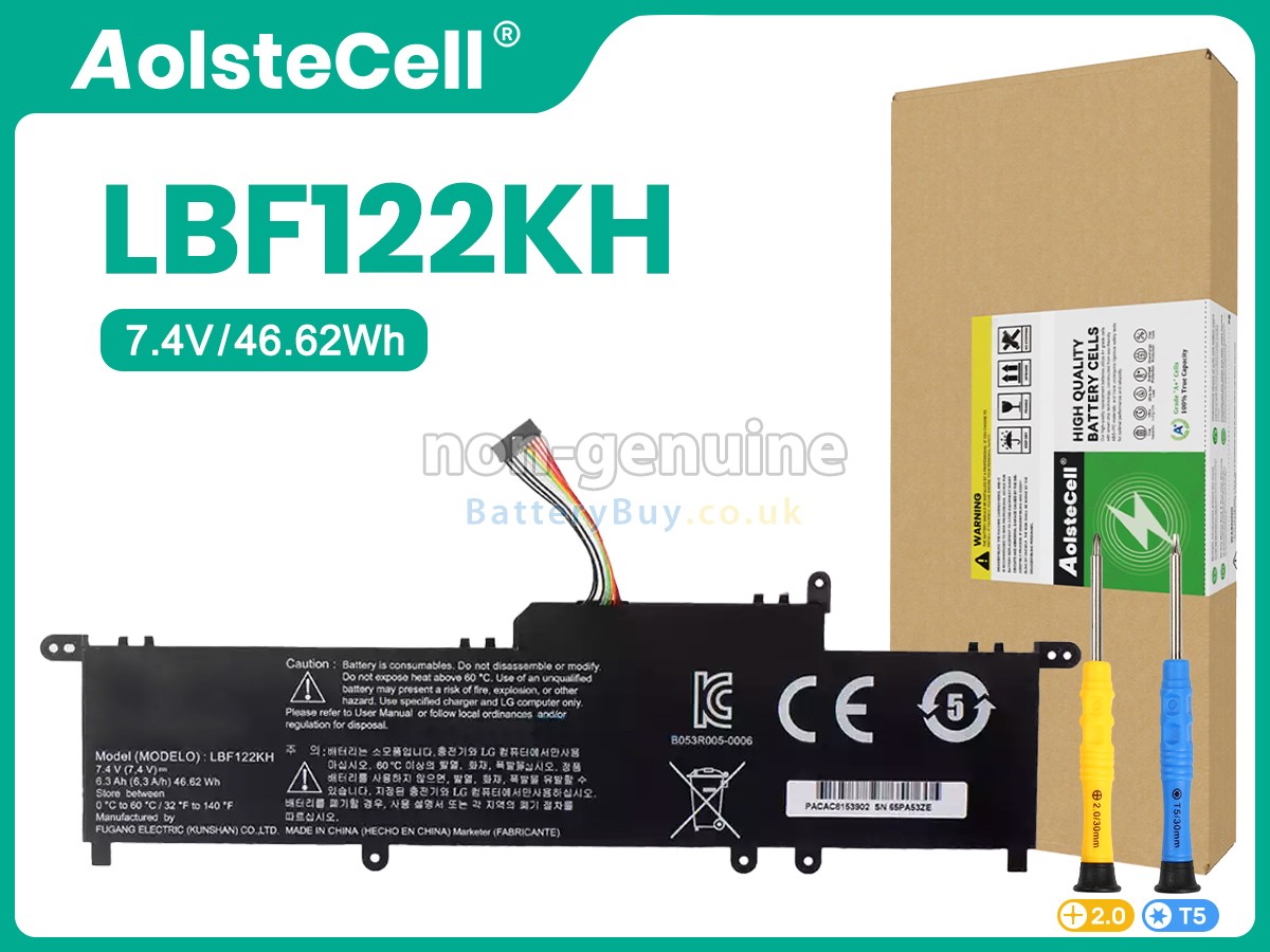 replacement battery for LG XNOTE P220-SE35K