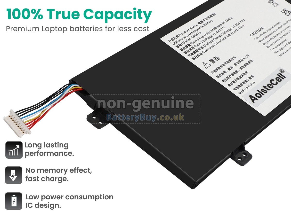 replacement battery for Mechrevo S2 MX350