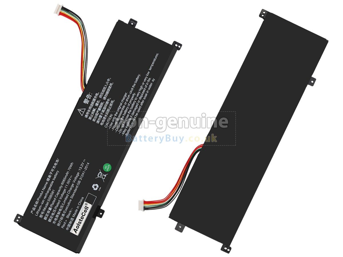 replacement battery for Mechrevo 16HDS-7BB6U