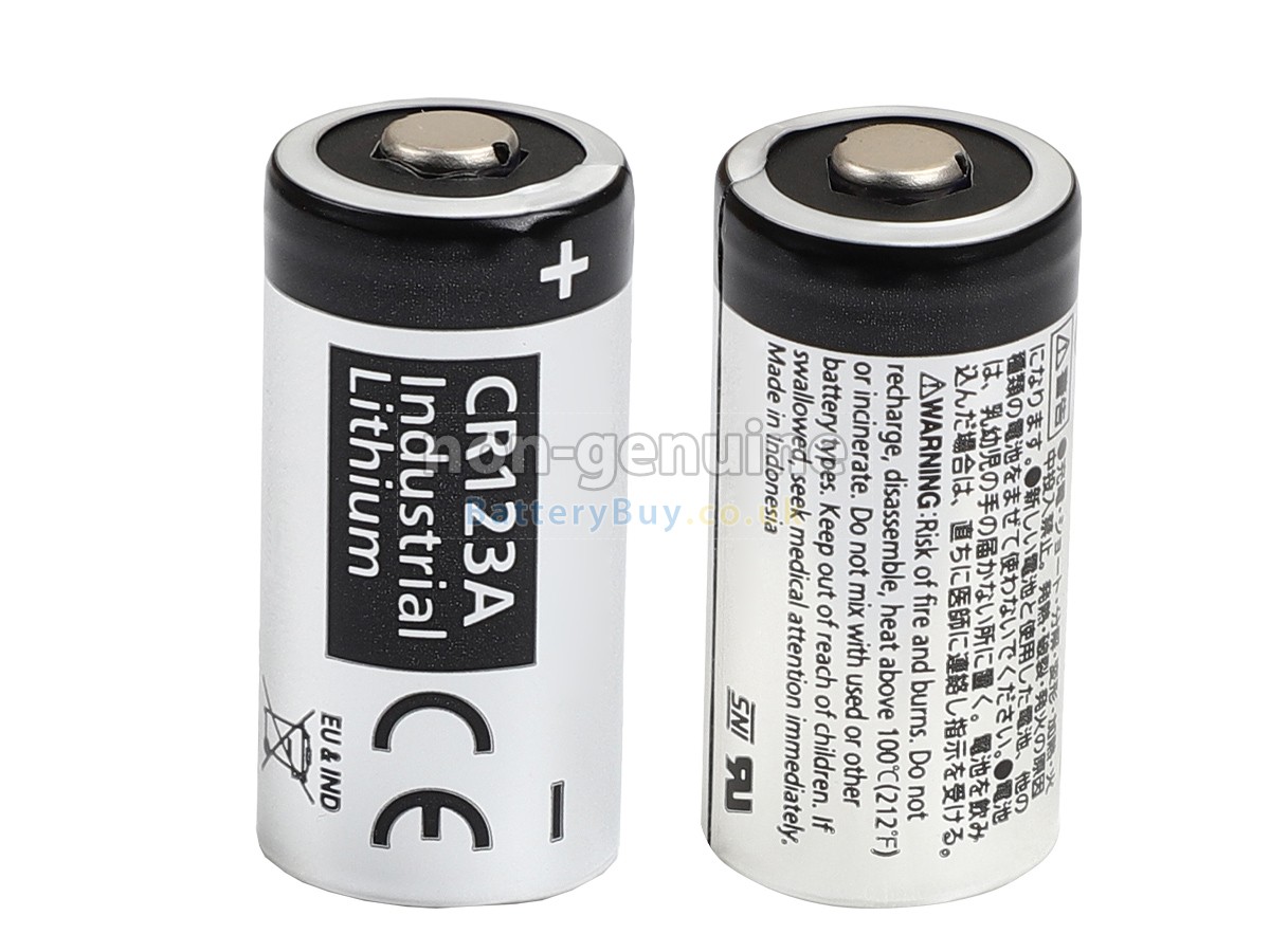 replacement battery for Panasonic CR123A
