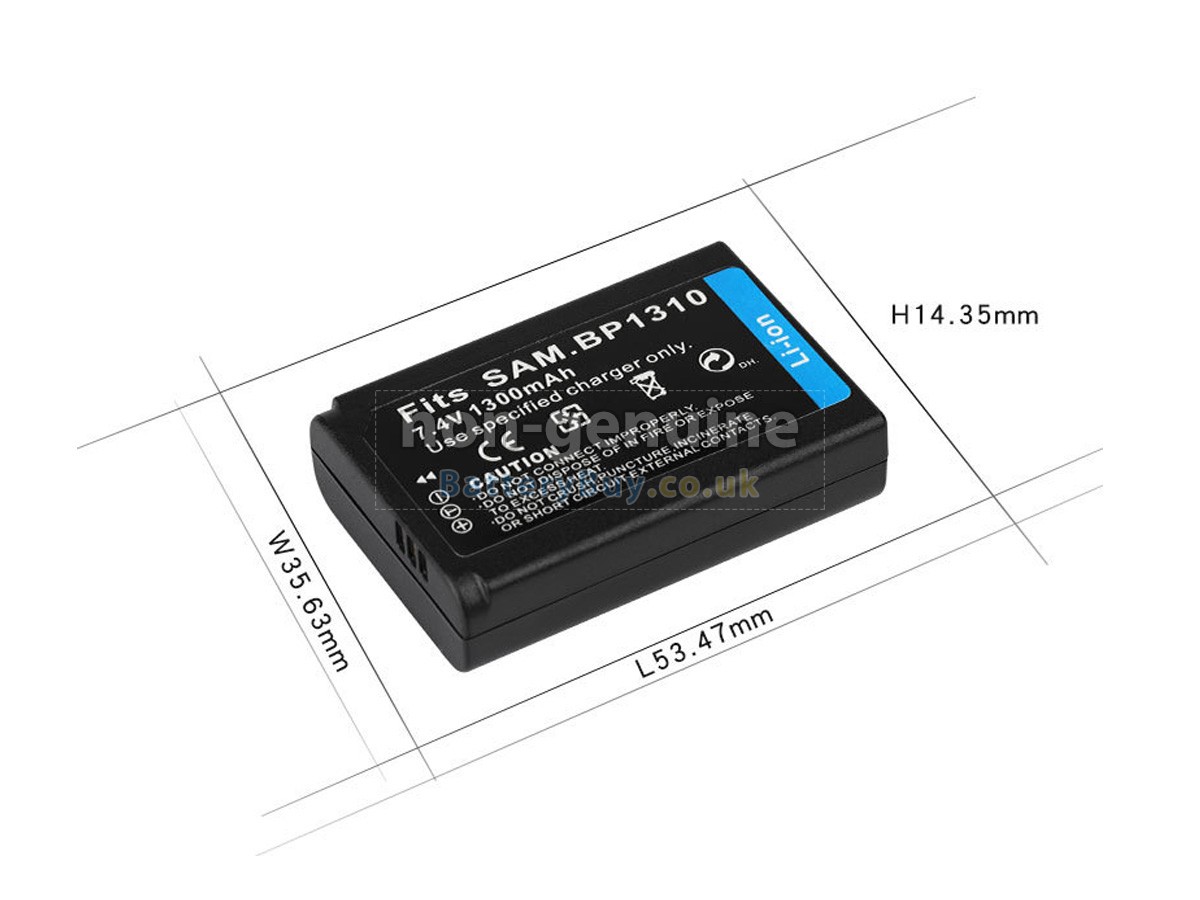 replacement battery for Samsung NX10