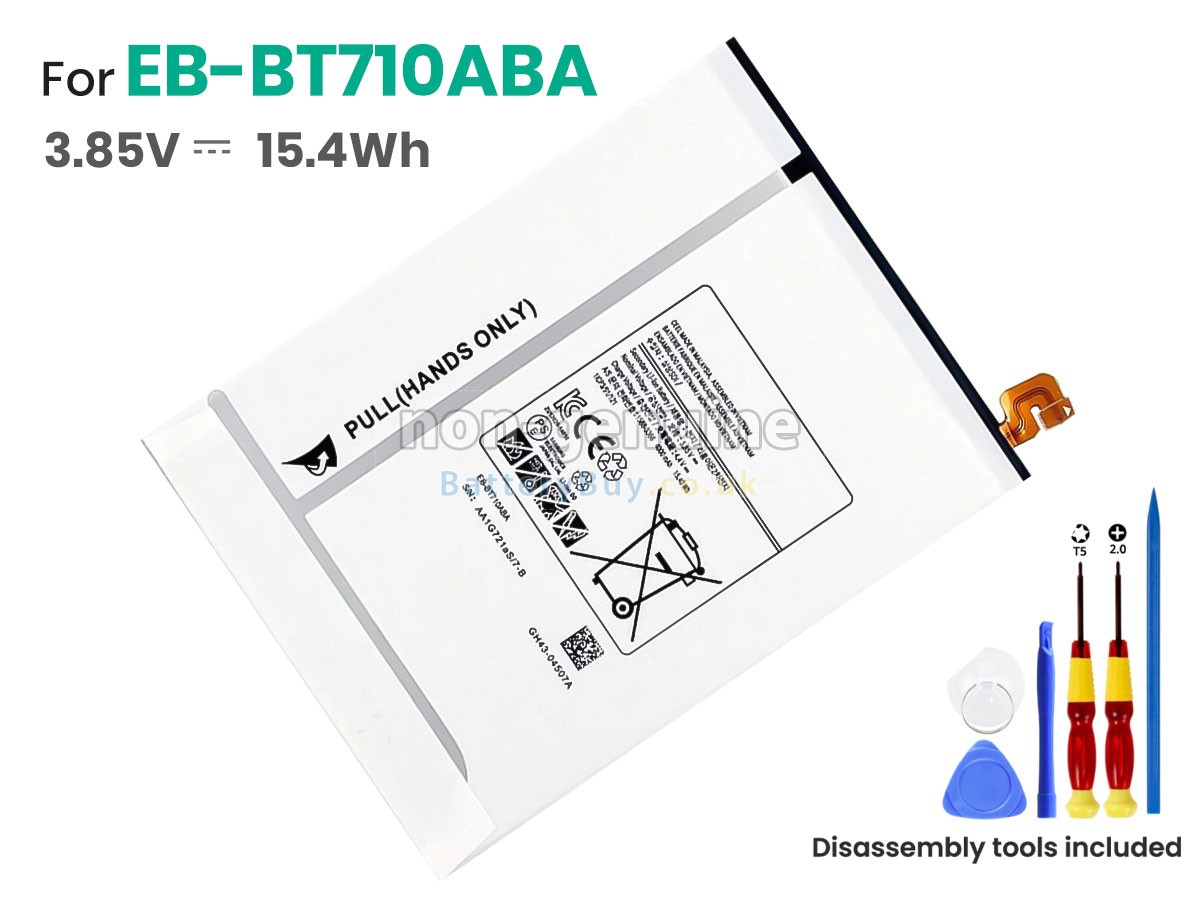 replacement battery for Samsung SM-T710
