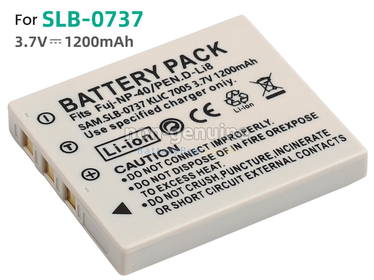 replacement battery for Samsung KODAK KLIC-7005