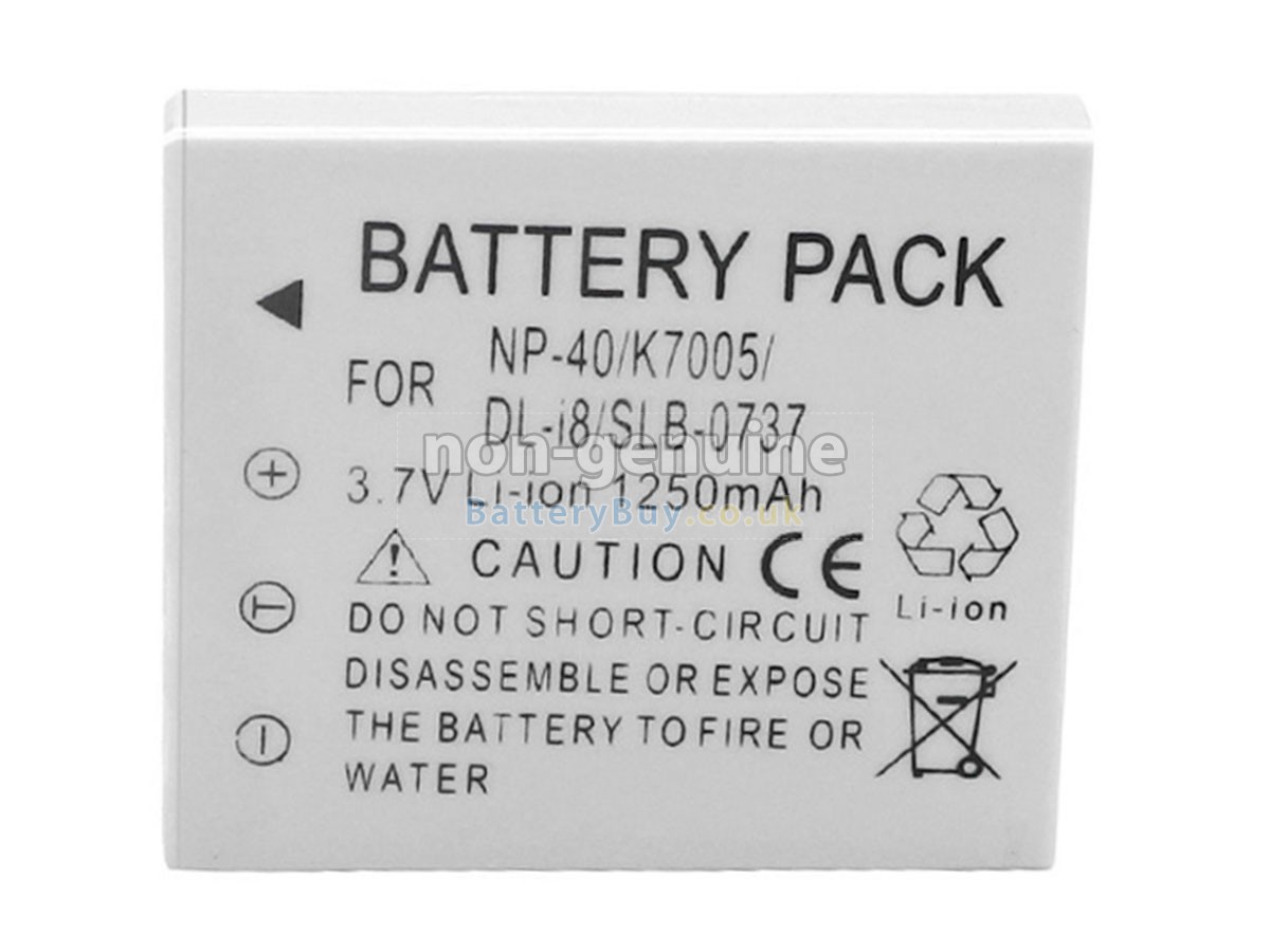 replacement battery for Samsung KODAK KLIC-7005