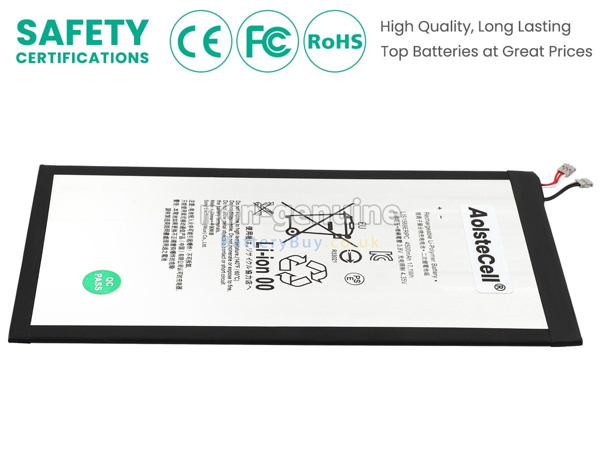 replacement battery for Sony XPERIA Z3 Tablet