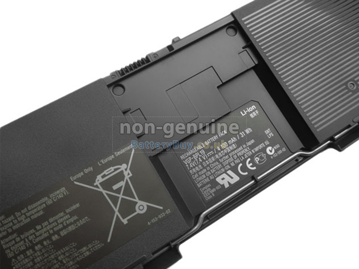 replacement battery for Sony VAIO VPCX11S1E
