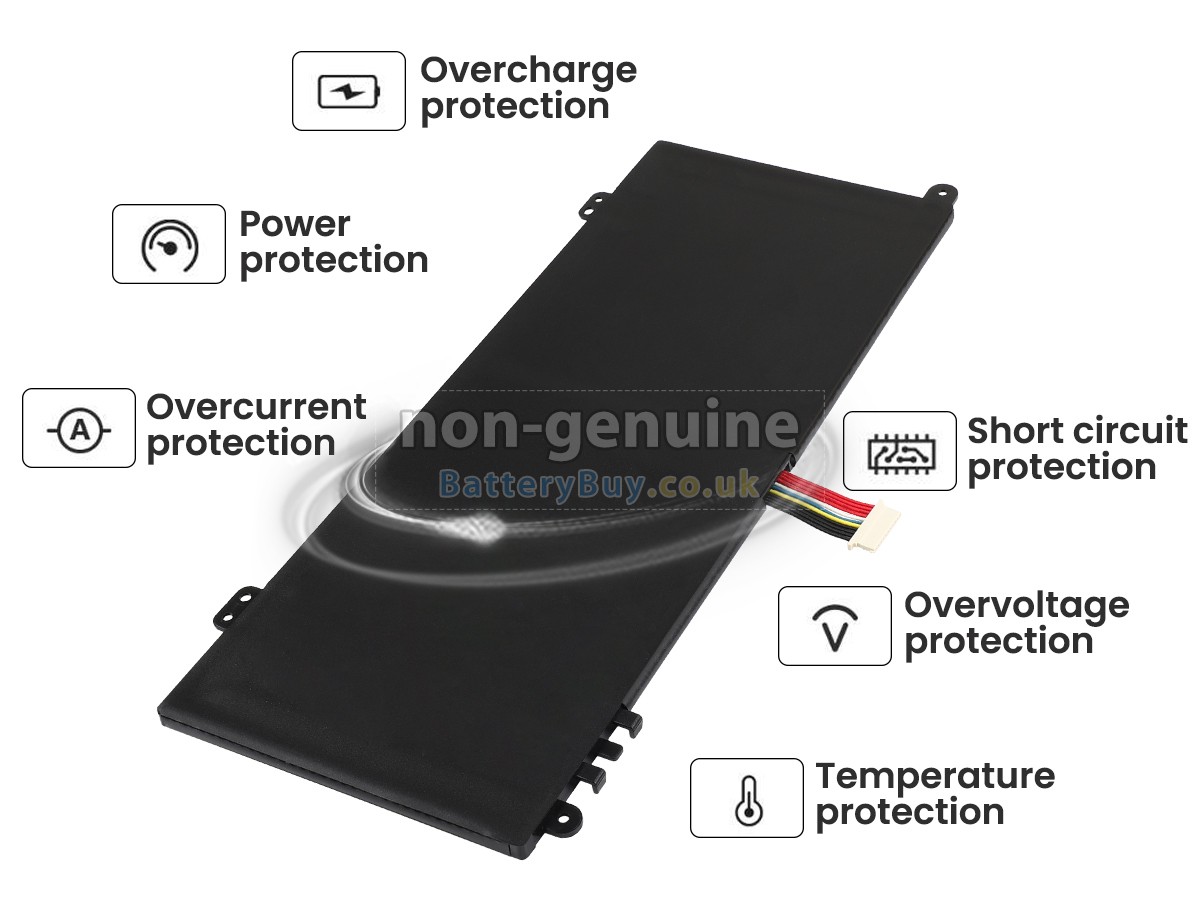 replacement battery for Toshiba Satellite C50D-B016
