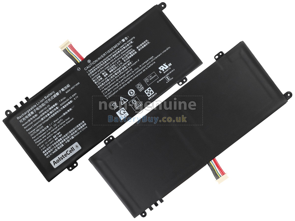 replacement battery for Toshiba Satellite C50D-B016