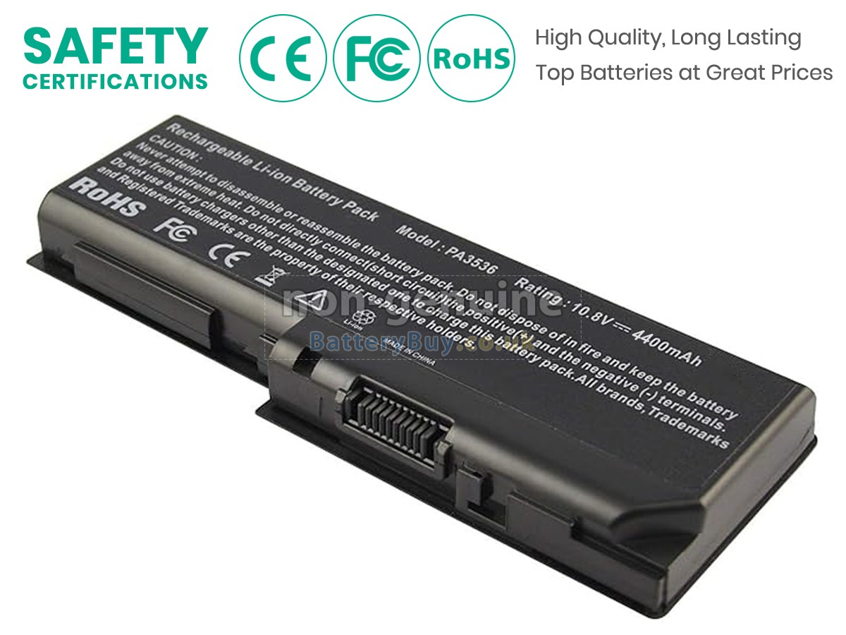 replacement battery for Toshiba PABAS100