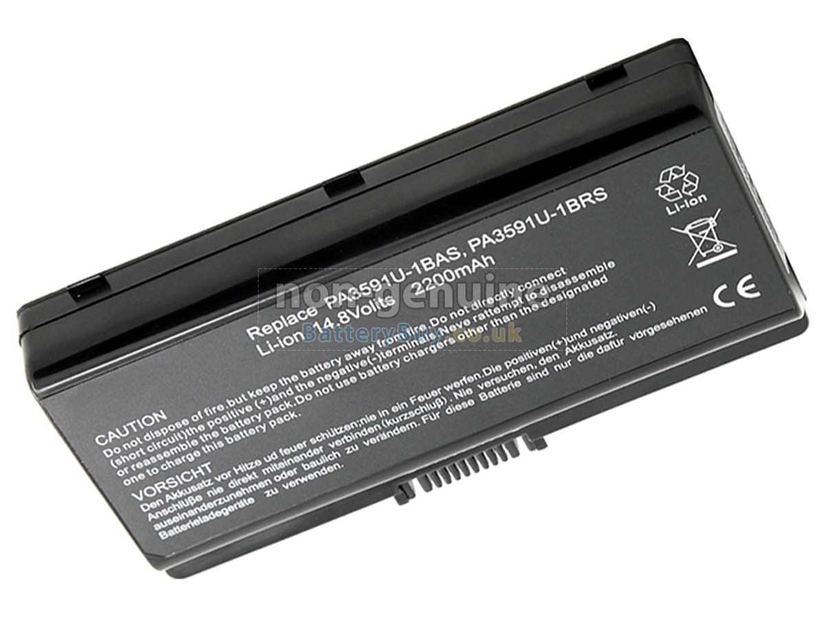 replacement battery for Toshiba Satellite Pro L40-12L