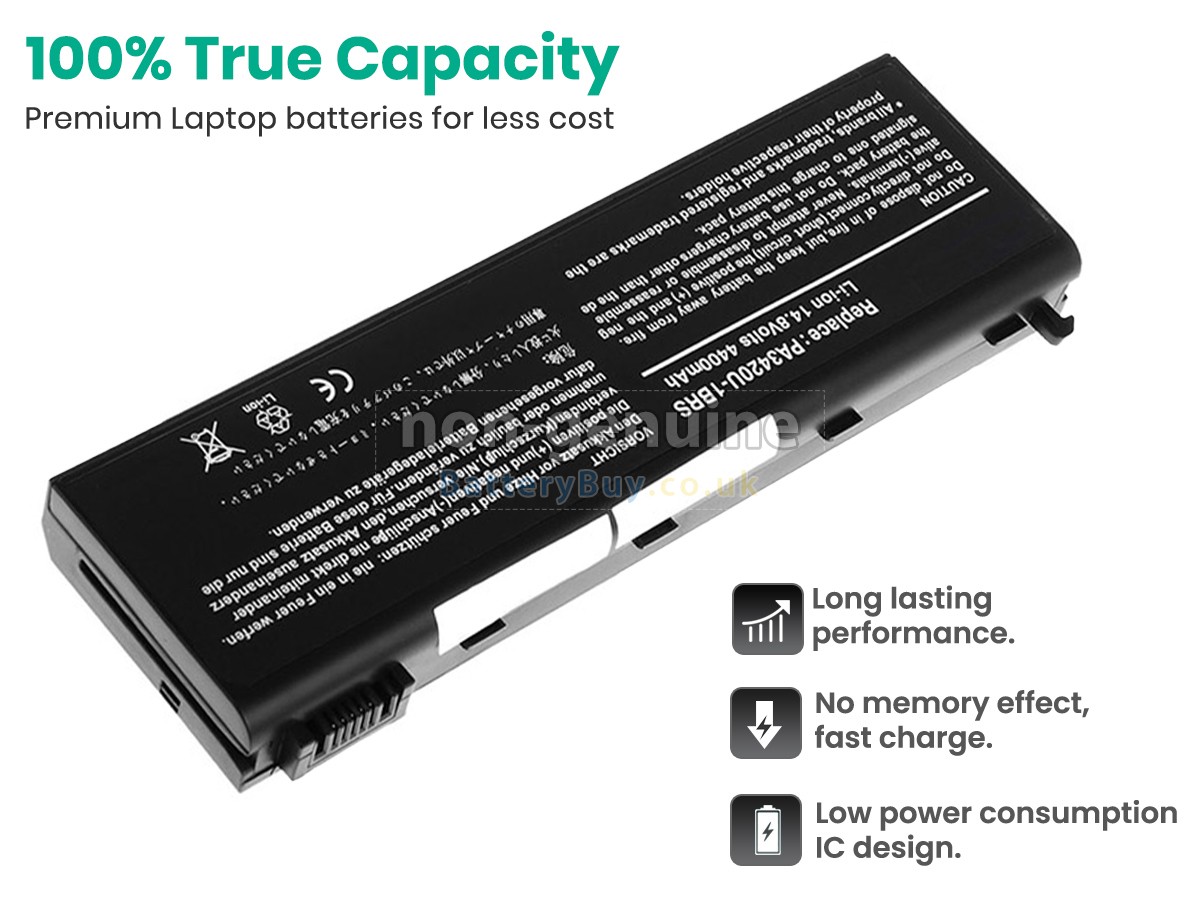 replacement battery for Toshiba Satellite L20-159