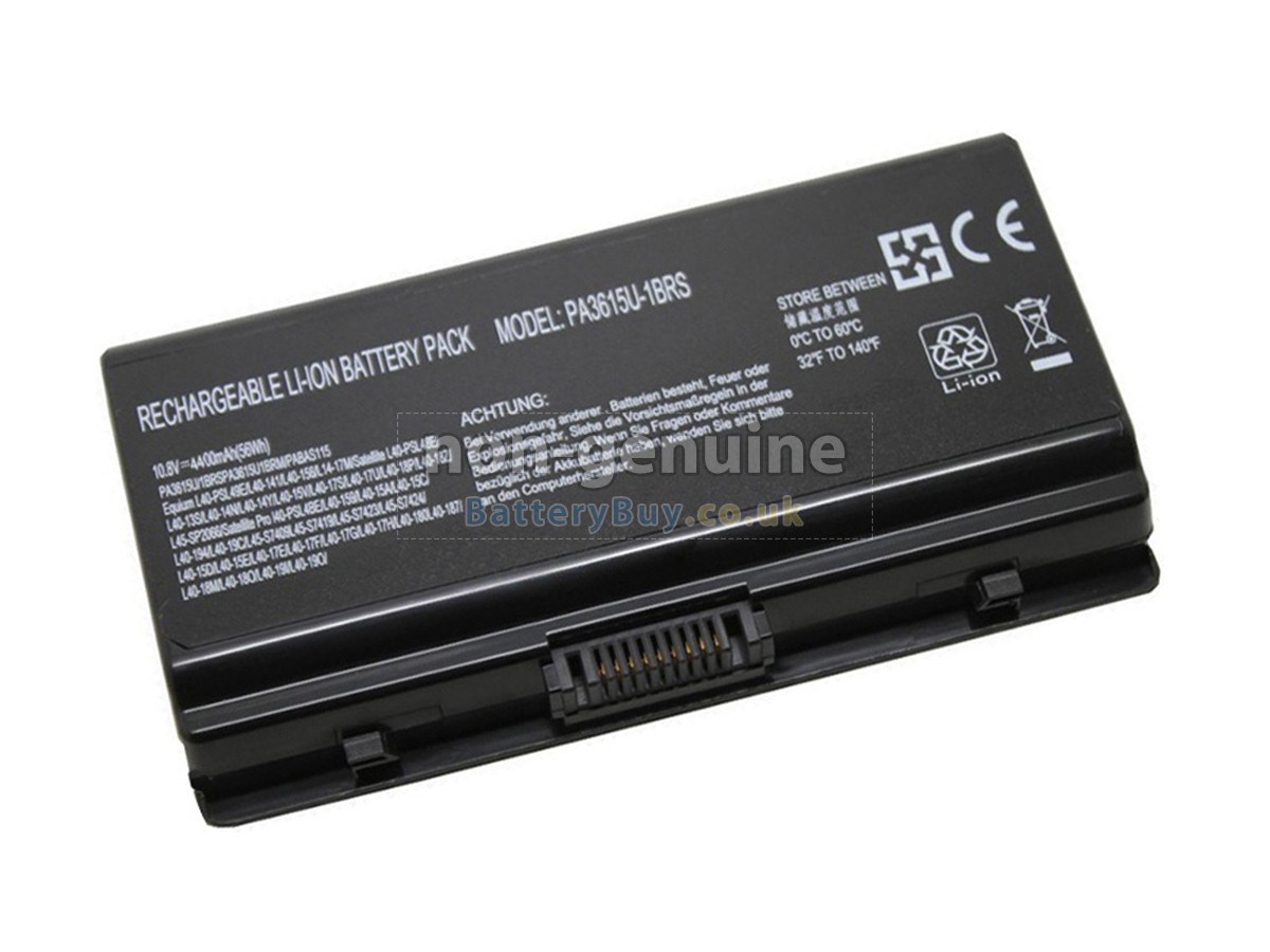 replacement battery for Toshiba PABAS115
