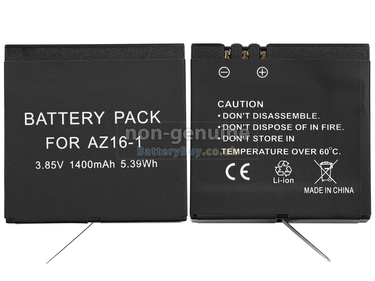 replacement battery for Xiaomi YI 4K